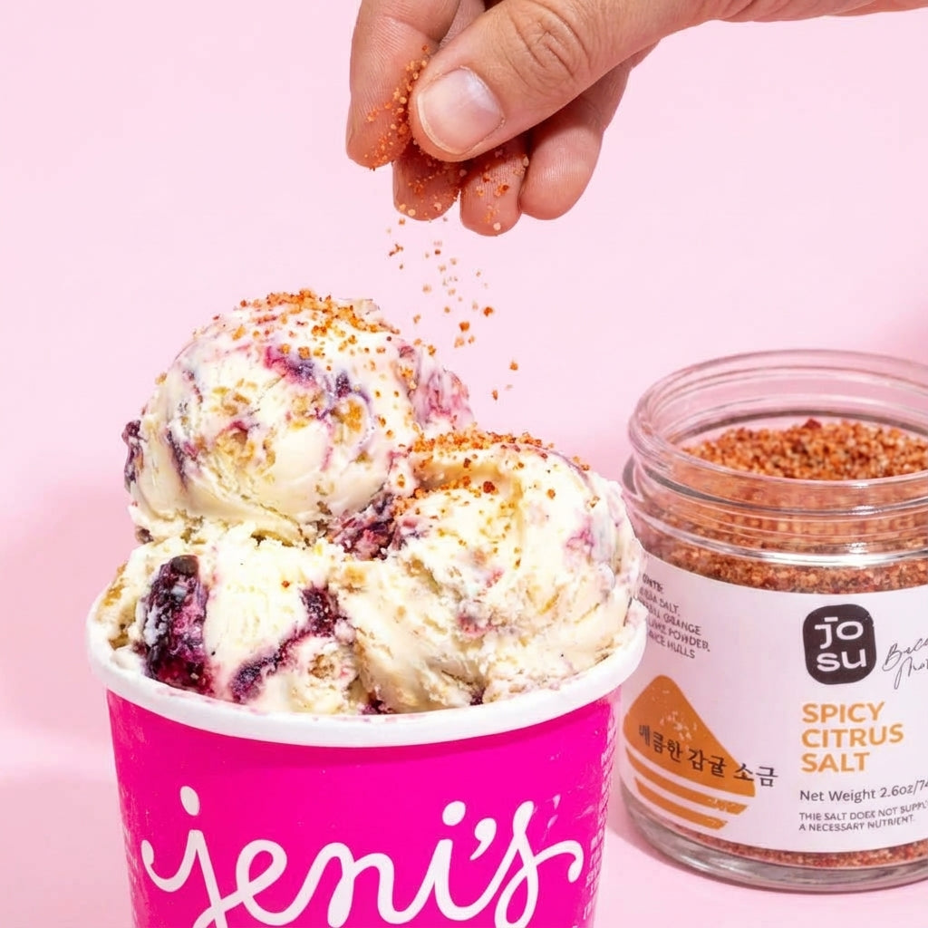 Josu X Becca: Spicy Citrus on Ice Cream